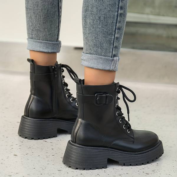 Botas de couro de luxo