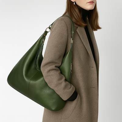 Aurora | Bolsa elegante bandolera em couro de planta
