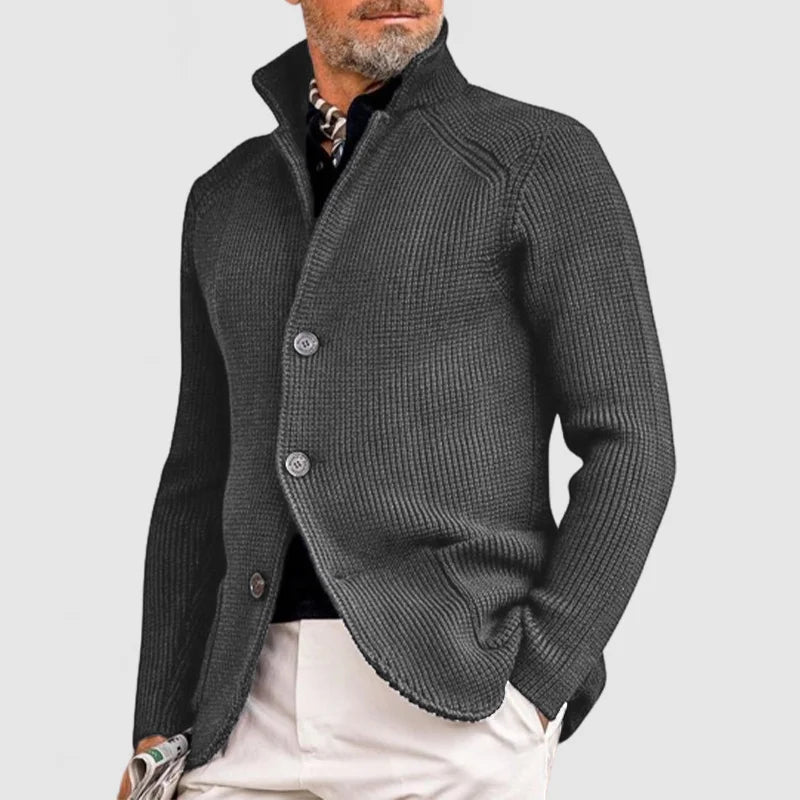 Ramon - jaqueta de tricô elegante com homem para homens