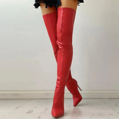 Botas altas de salto