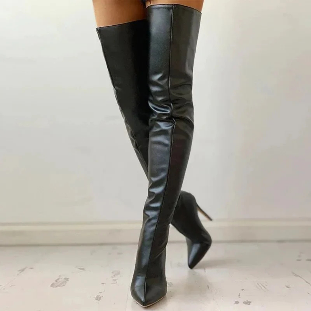 Botas altas de salto