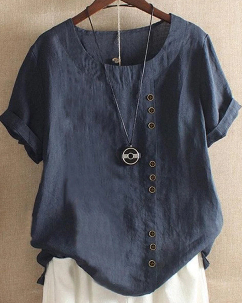 Blusa de mangá curta para mulheres