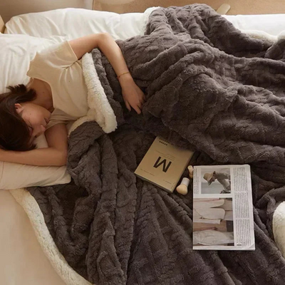 Pão quente de inverno para frio - noites grossas, macias e elegantes para o quarto e sofá