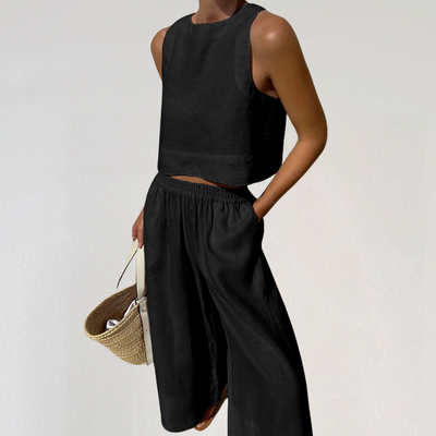 Linen Summer Set para mulheres