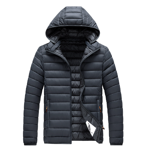 Jaqueta polar clara com capuz feminino
