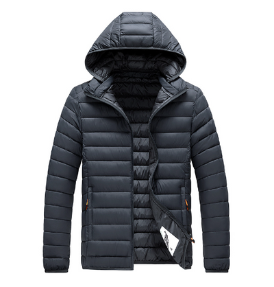 Jaqueta polar clara com capuz feminino
