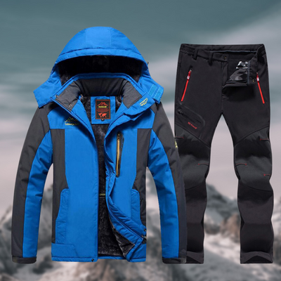 Conjunto ao ar livre para resistência à prova d'água e de inverno - jaqueta e calça
