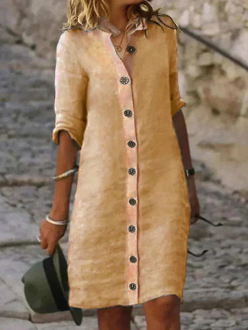 Lou - vestido de algodão elegante