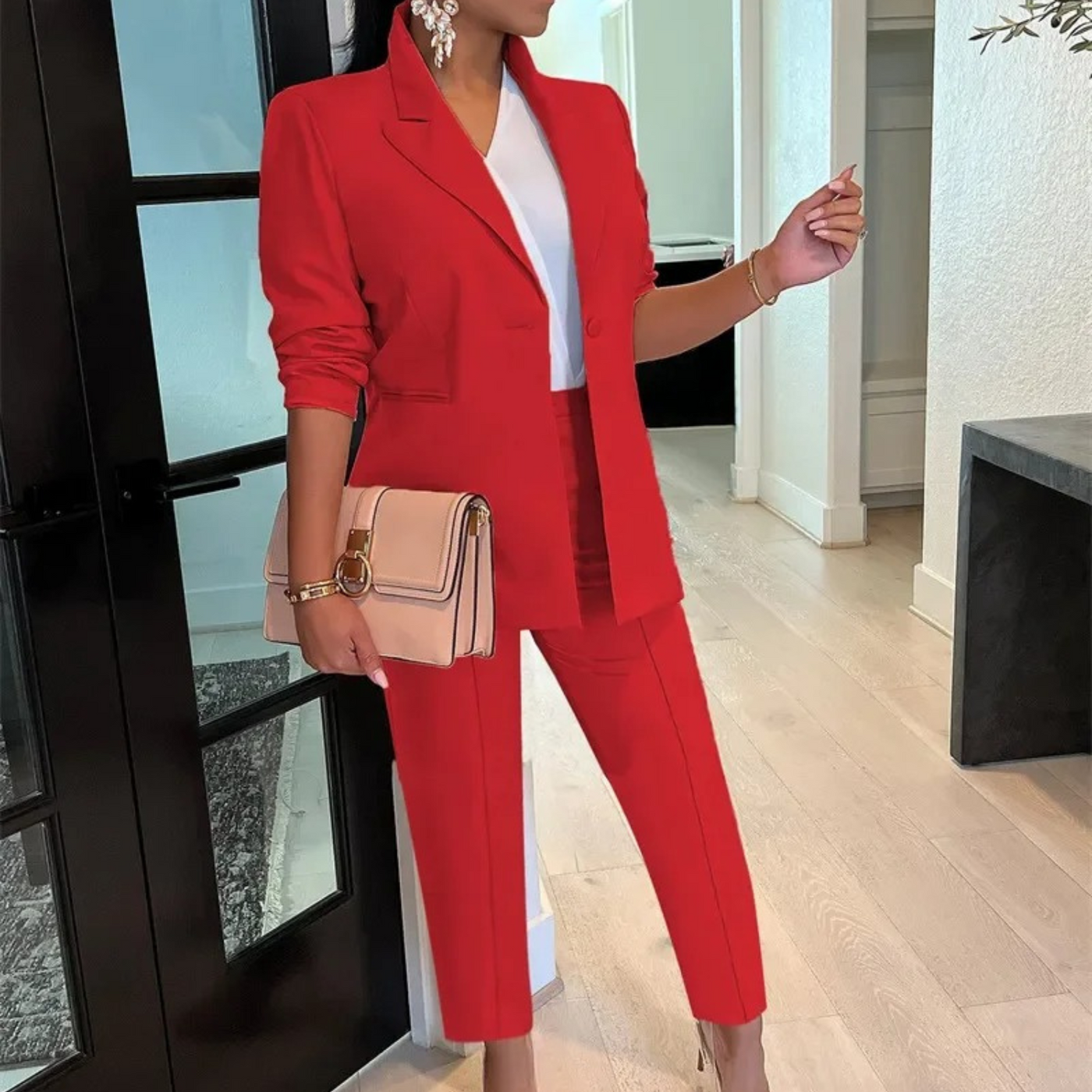 Conjunto de jaqueta Brinna | Estilo sofisticado e elegância versátil