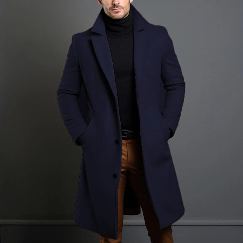 Wim | Elegante gabardina larga para el otoño