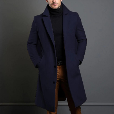 Wim | Elegante gabardina larga para el otoño