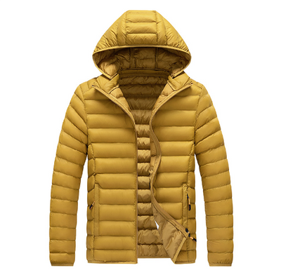 Jaqueta polar clara com capuz feminino