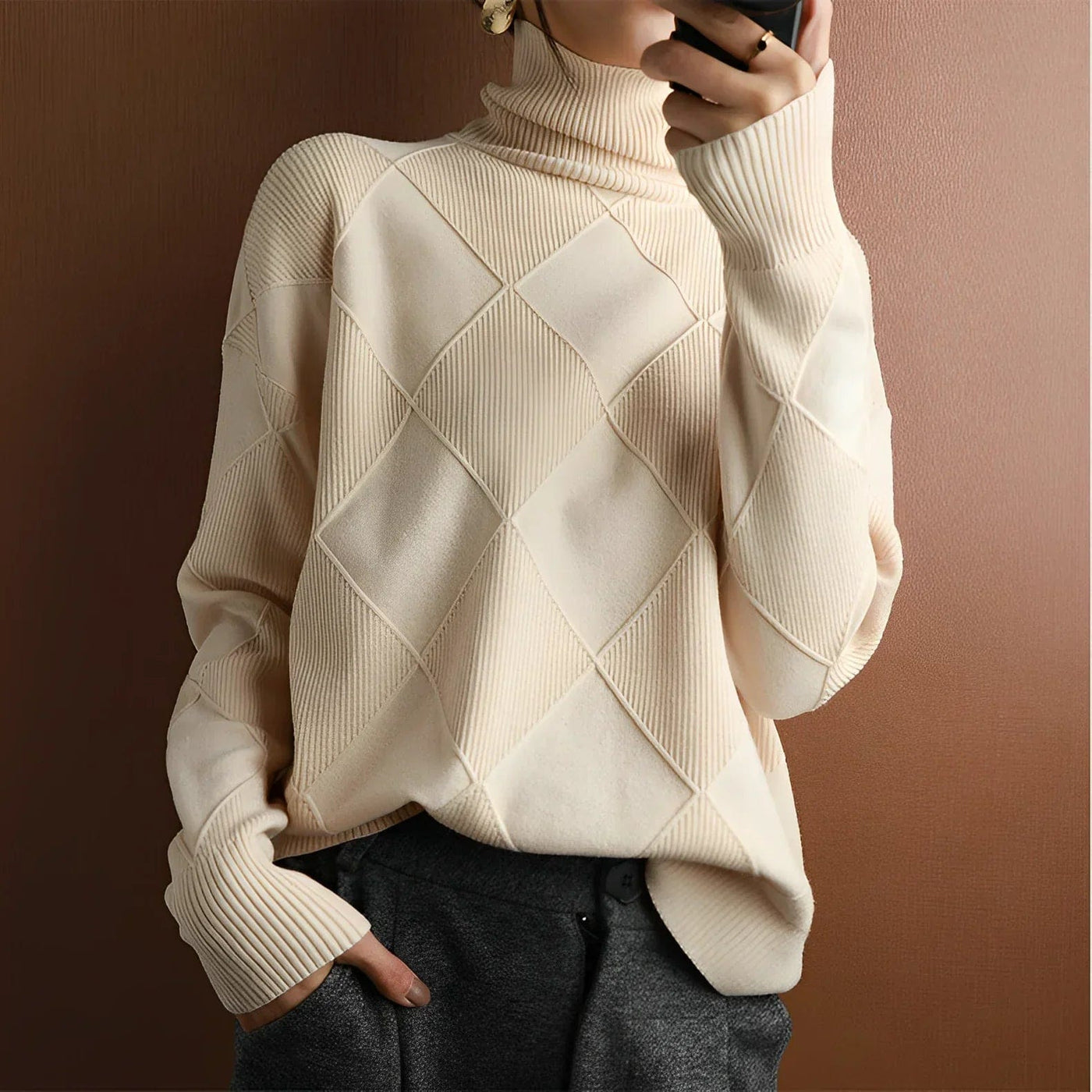 Marie Cashmere - Jersey do pescoço redondo