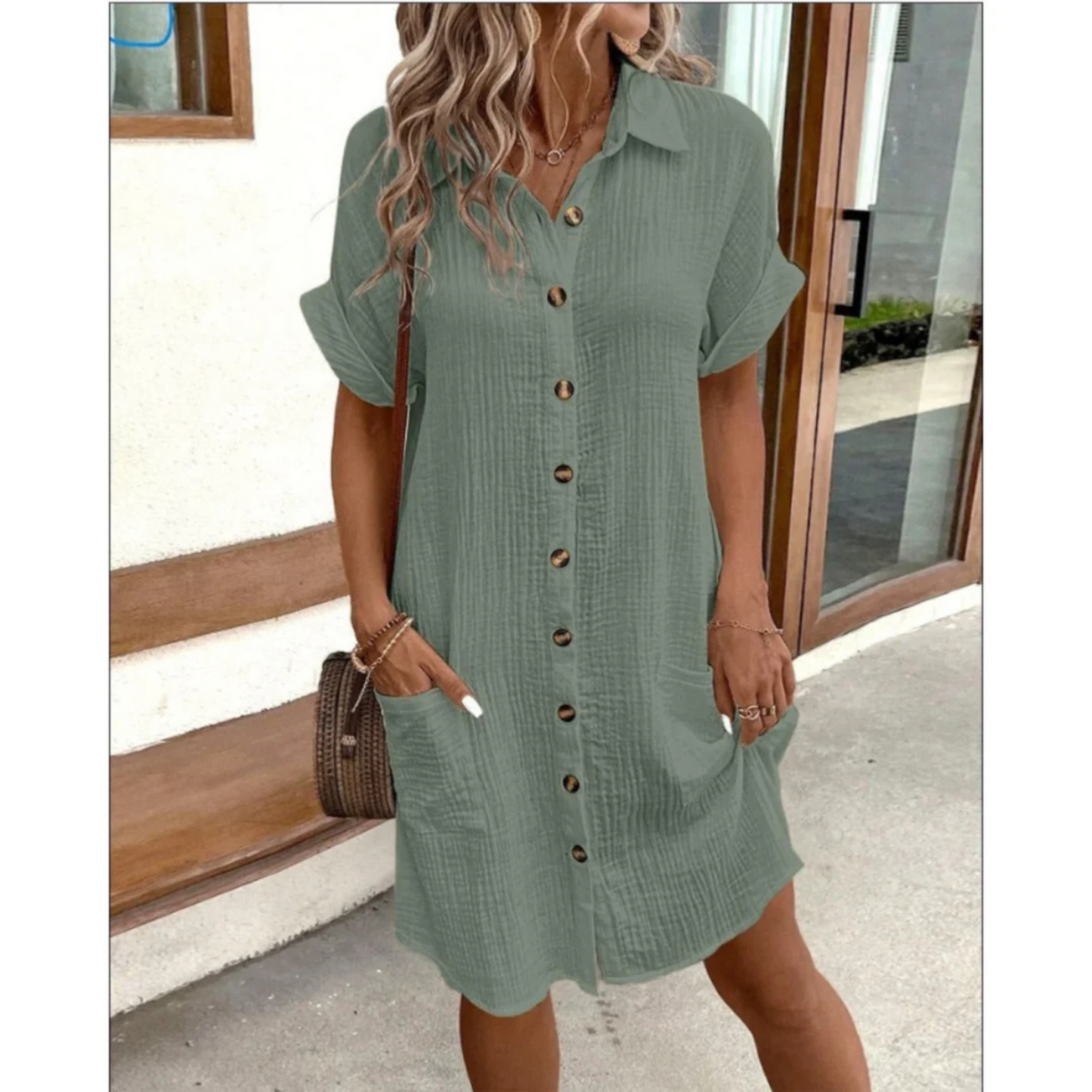 Damen Hemdkleid | Schicker Stil