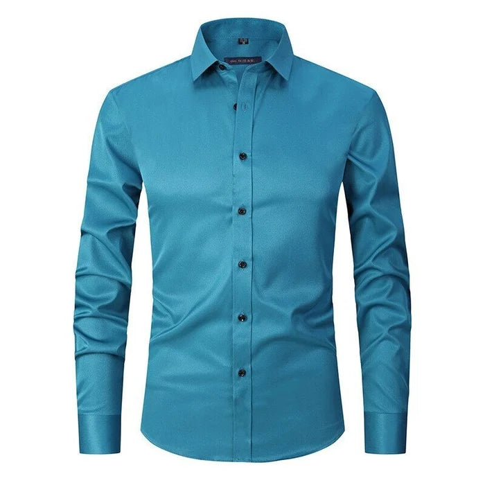 Lucas - camisa elástica resistente a rugas