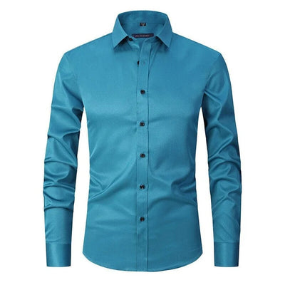 Lucas - camisa elástica resistente a rugas