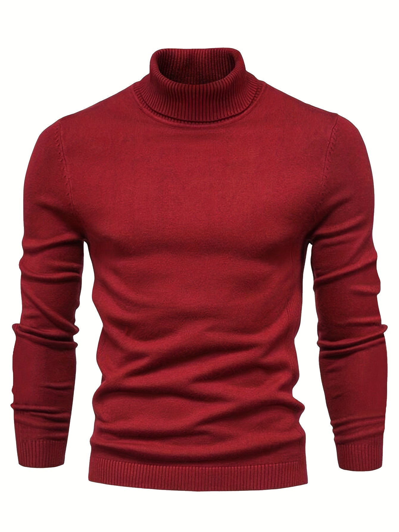 Jersey de pescoço alto - confortável e elegante para dias frios