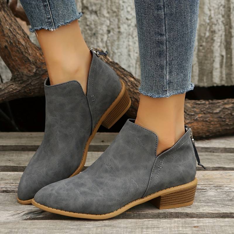 Botas de tornozelo feminino