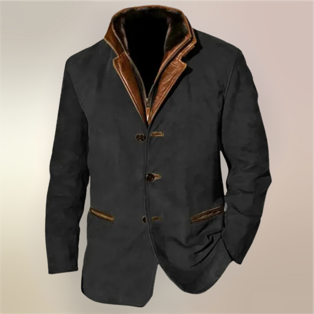 Collin - Elegante chaqueta vintage para hombre