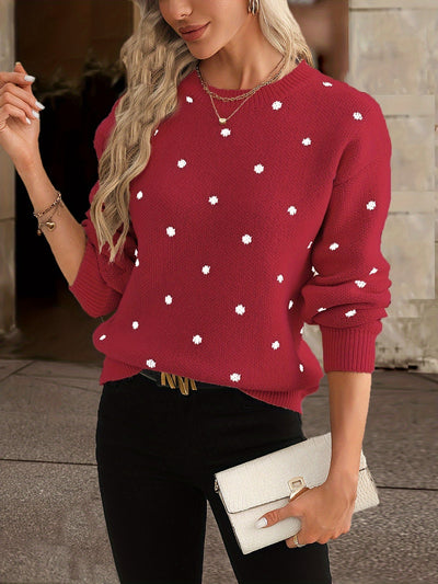 Jersey à pois Zara - Décontracté et élégant pour femme en automne et hiver