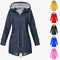 Beatrice | Parka impermeable - Corte ajustable con forro a rayas en la capucha