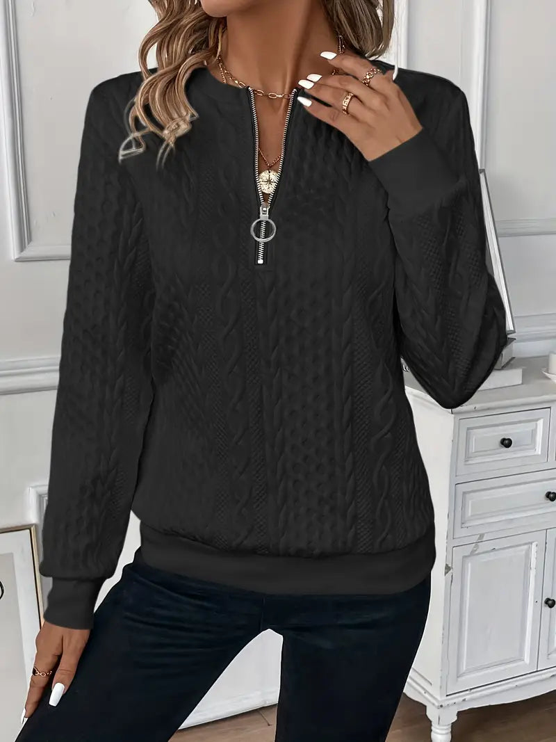 Sweater de malha elegante