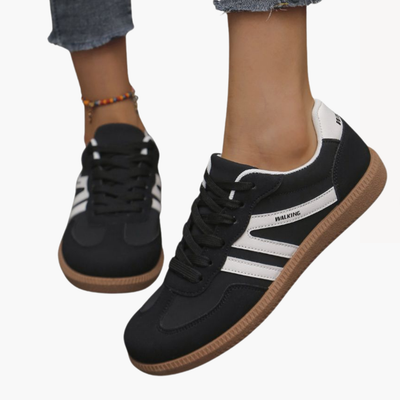 Zapatillas retro ortopédicas de mujer con cordones