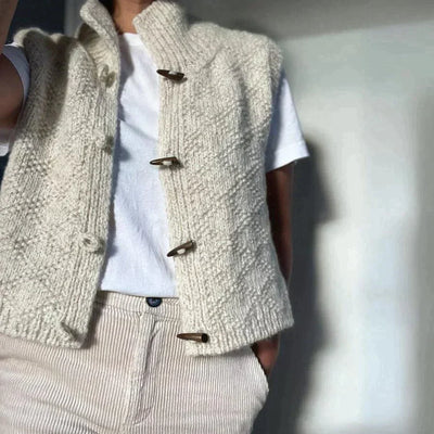 Evy - Cardigan de lã elegante com botões