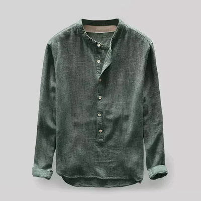 Camisa de linho masculina