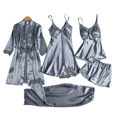 Pijama Satén 5 em 1