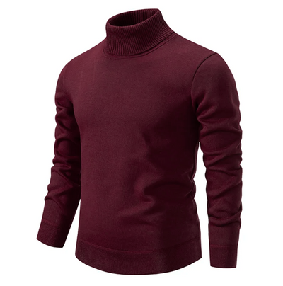 Pescoço de lã macia alta para homens