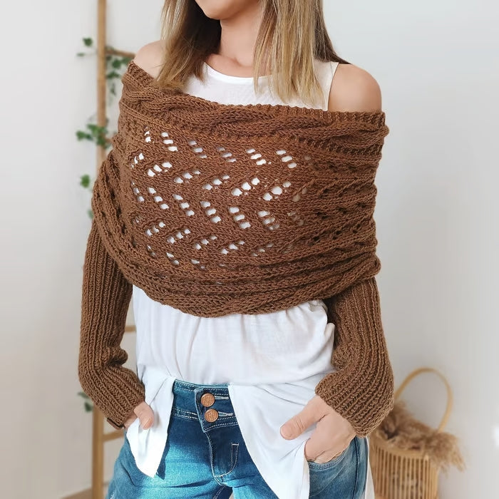 Chal de estilo boêmio aconchegante para mulheres