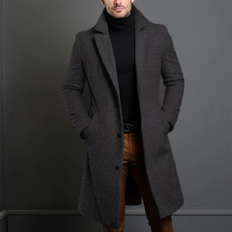 Wim | Elegante gabardina larga para el otoño