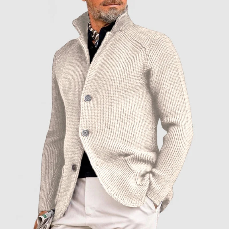 Ramon - jaqueta de tricô elegante com homem para homens