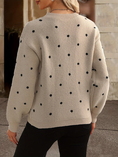 Jersey à pois Zara - Décontracté et élégant pour femme en automne et hiver