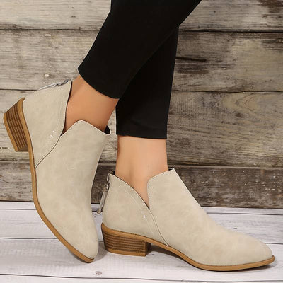 Botas de tornozelo feminino