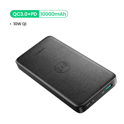 Power Bank de charge rapide sans fil - 10 000 mAh à double sortie