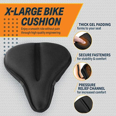 Gel cubresillín for static spinning bicycles