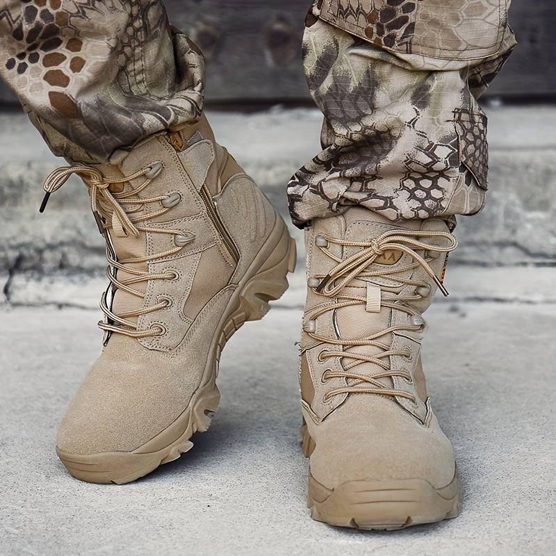 Bottes militaires tactiques pour homme