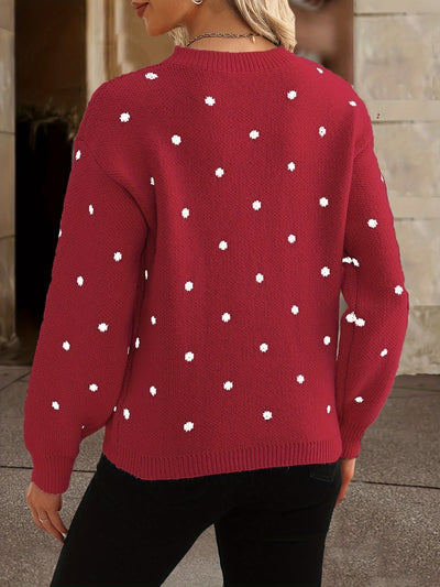Jersey à pois Zara - Décontracté et élégant pour femme en automne et hiver
