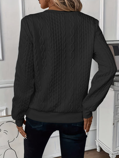 Sweater de malha elegante