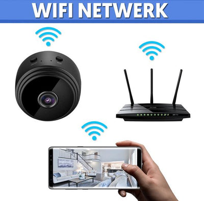 MicroSpy - Mini câmara de segurança HD - 1080P - Sem fios