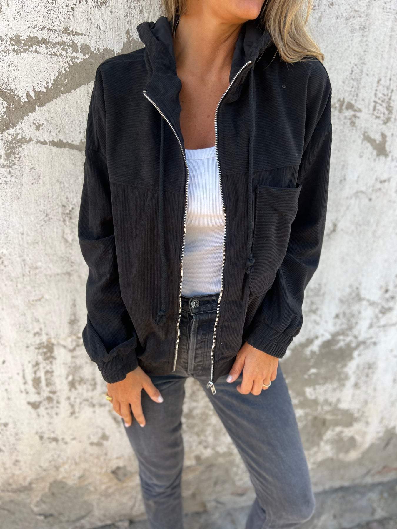 Cordjacke | Leicht und lässig | Ideal für die Übergangszeit