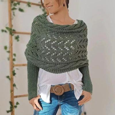 Chal de estilo boêmio aconchegante para mulheres