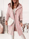 Cardigan da mulher elegante com capuz - estilo Caxemira