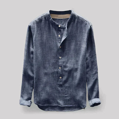 Camisa de linho masculina
