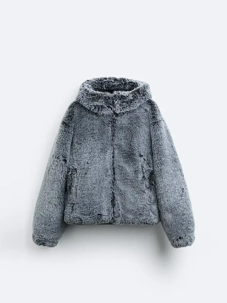 Pelodolce - casaco de inverno unissex de pelúcia
