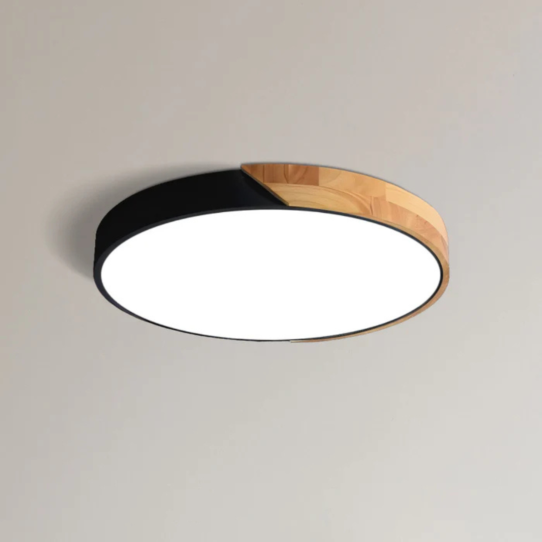 Delos - Lâmpada LED de LED de madeira escandinava