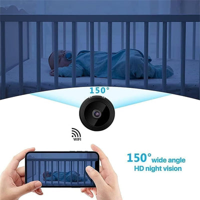 Eyecam Mini Caméra Espion : caméra de sécurité domestique compacte avec Wi-Fi