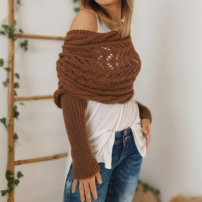 Chal de estilo boêmio aconchegante para mulheres